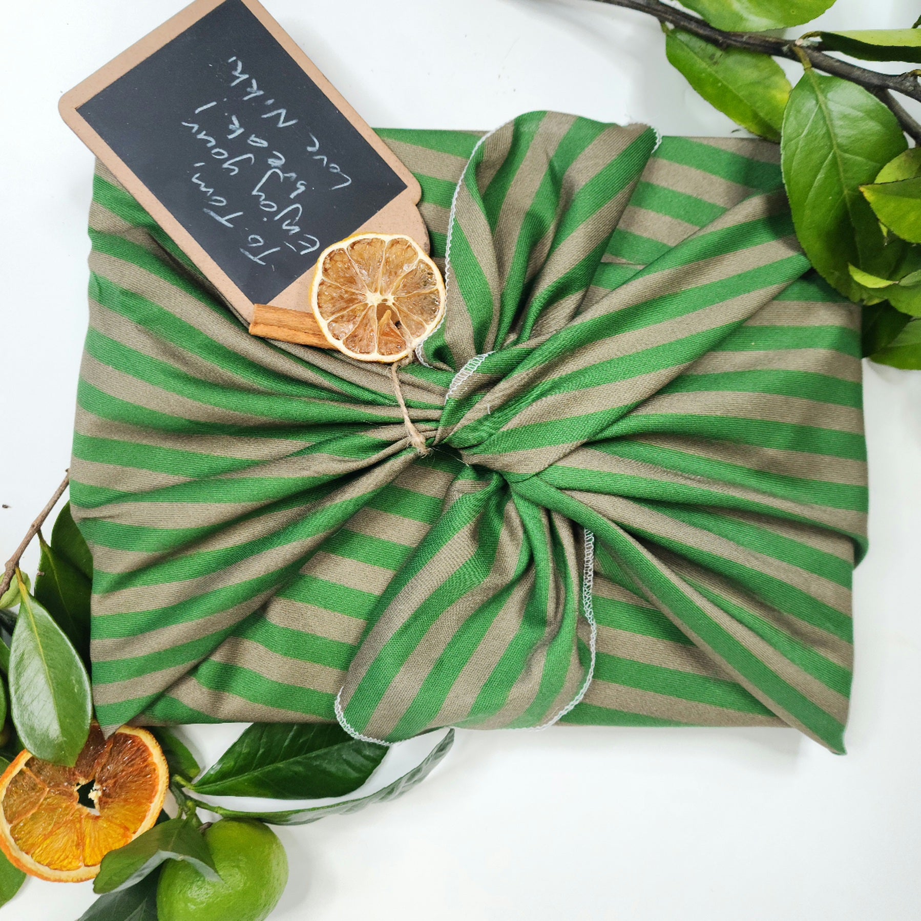Pooches Stripey - 4 Furoshiki Gift Wraps