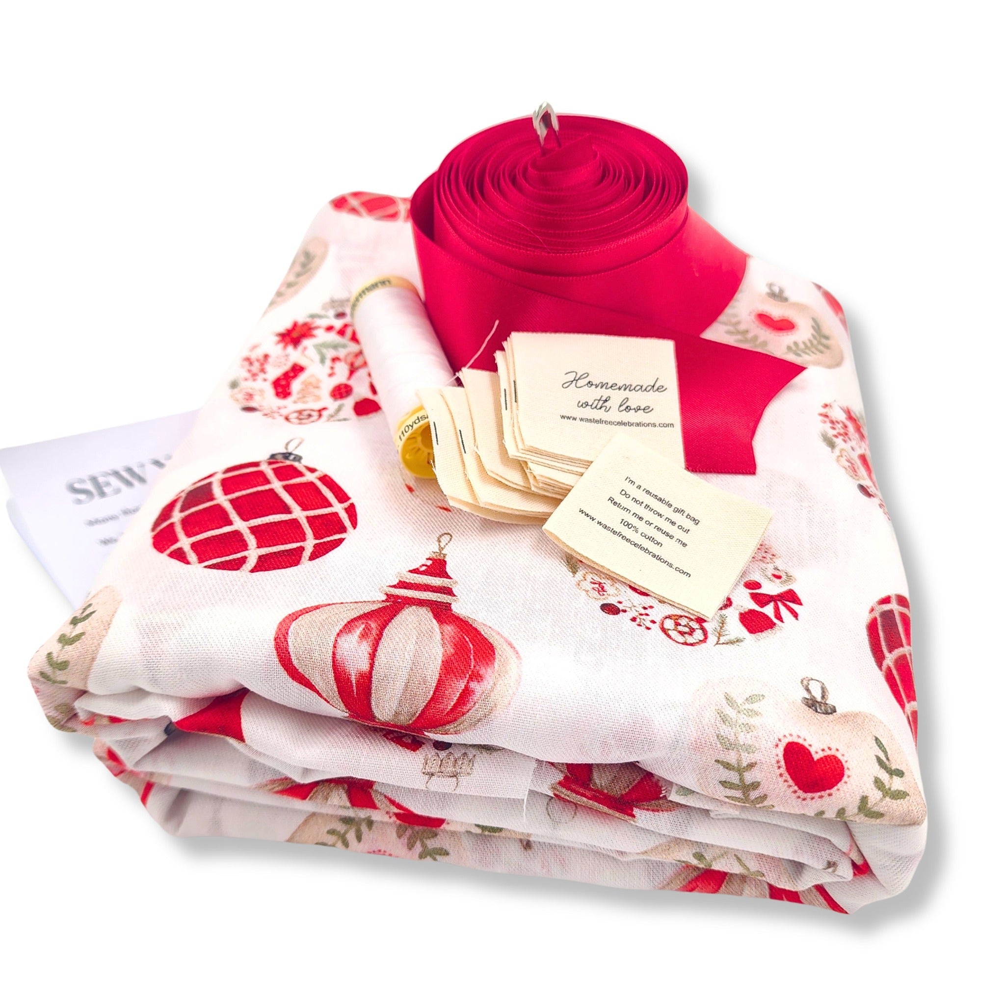 Christmas Baubles (SYO Reusable Gift Bag Set)