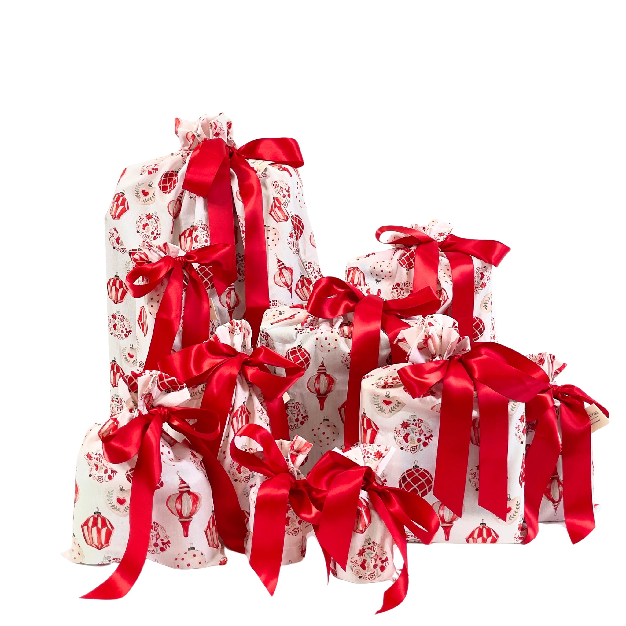 Christmas Baubles (SYO Reusable Gift Bag Set)