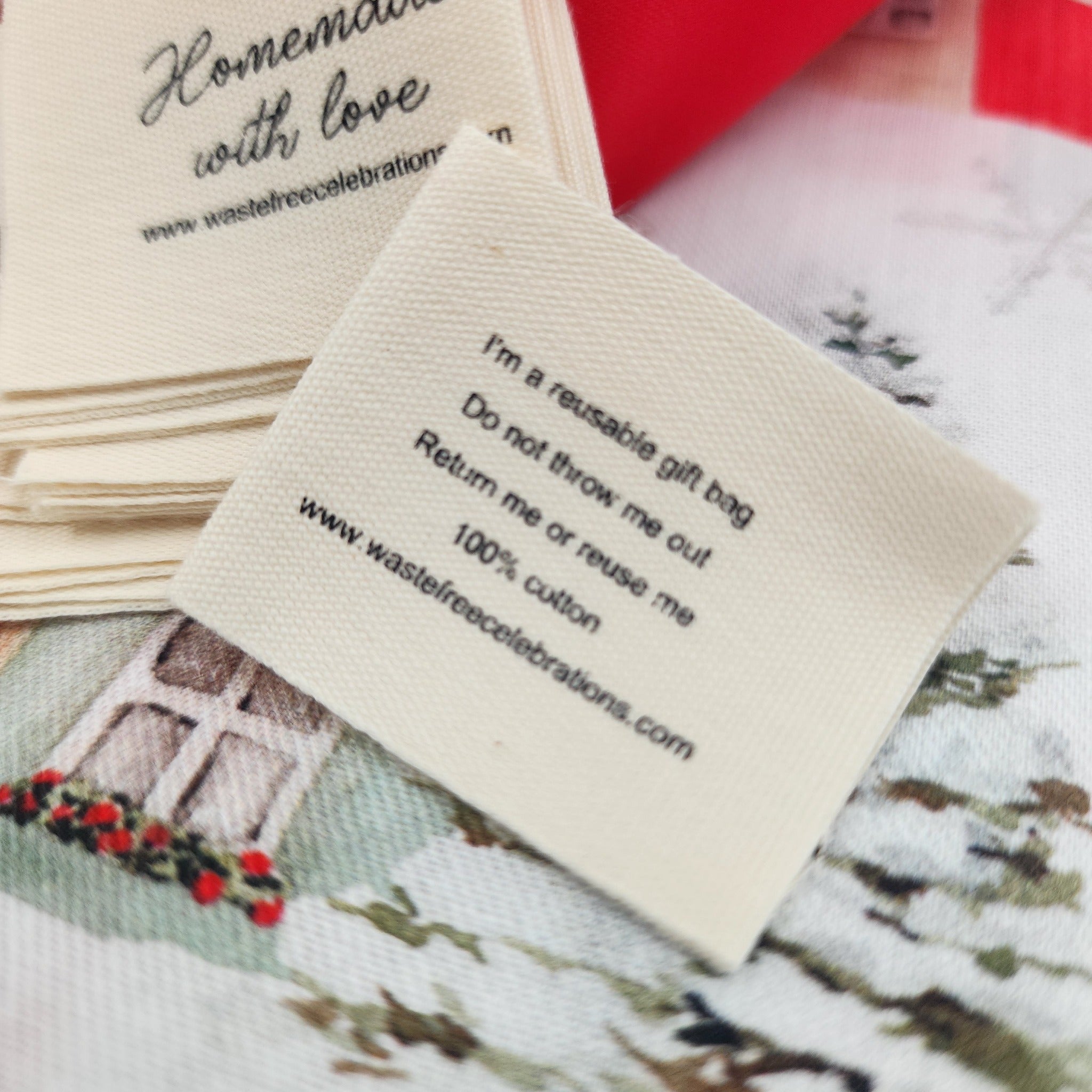 Christmas Cottages (SYO Reusable Gift Bag Set)