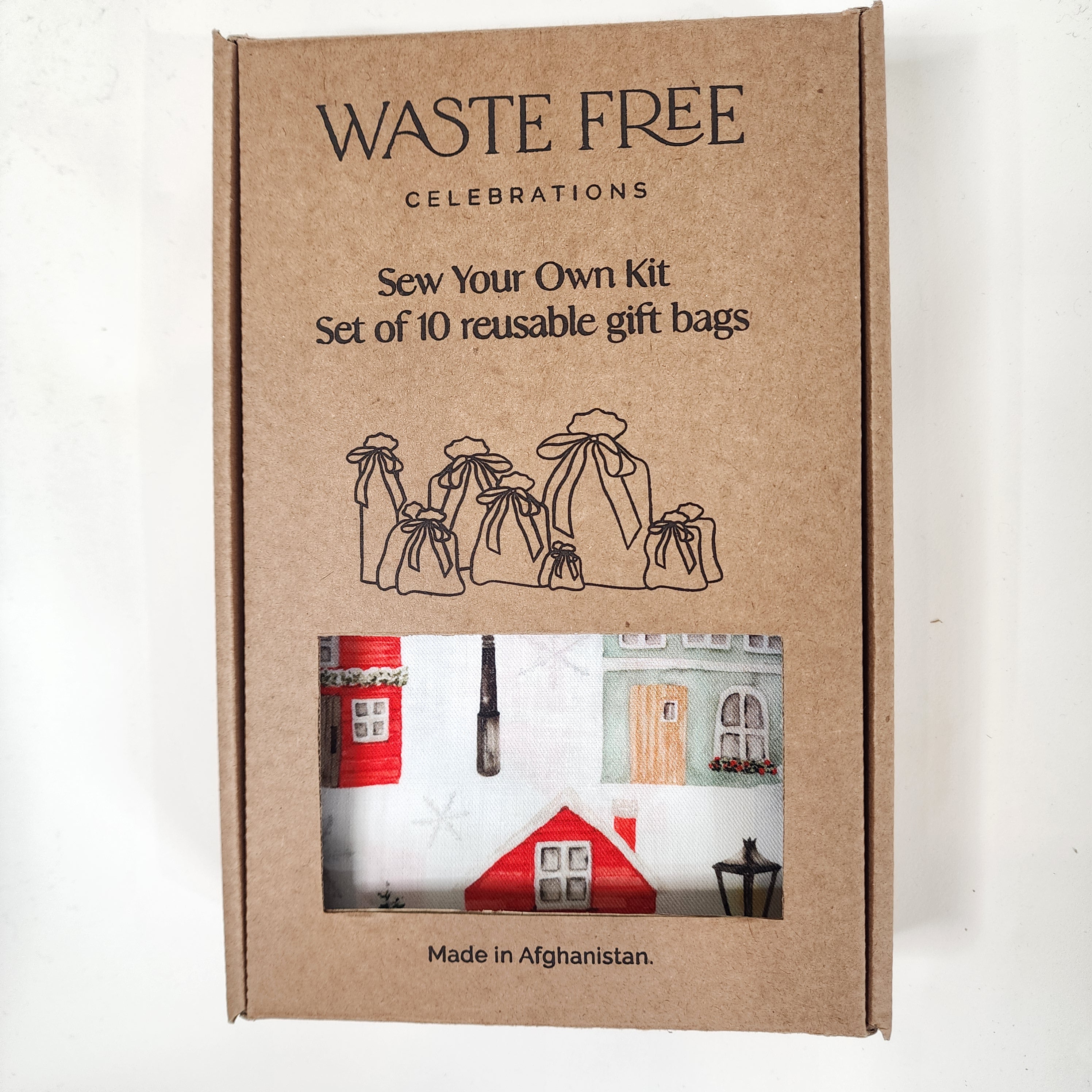 Christmas Cottages (SYO Reusable Gift Bag Set)