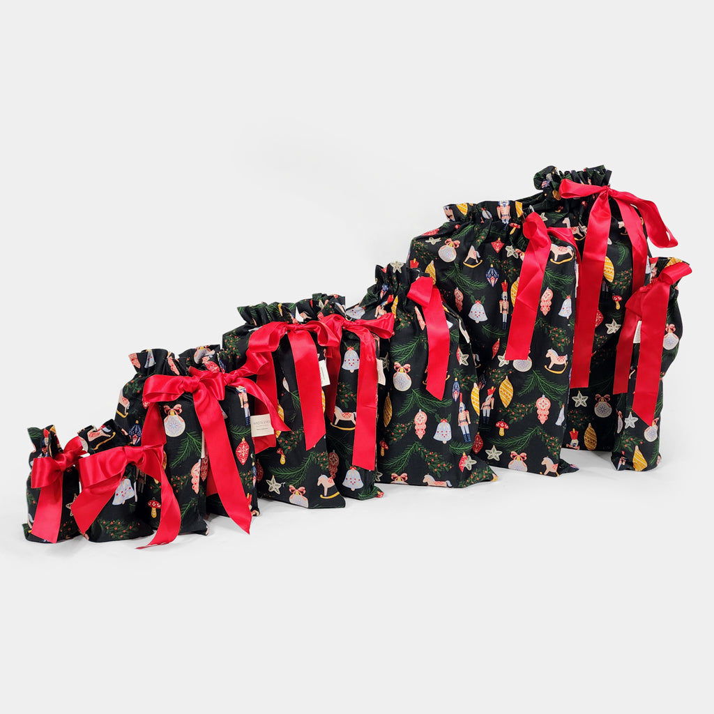 Folk Julepynt (SYO Reusable Gift Bag Set)