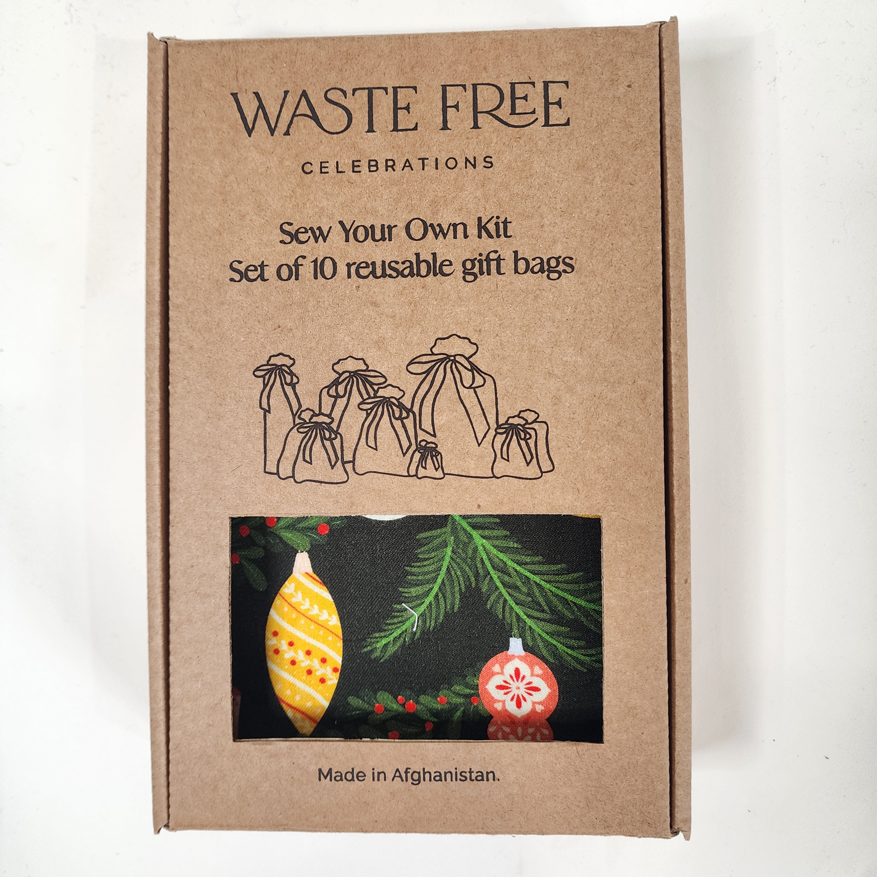 Folk Julepynt (SYO Reusable Gift Bag Set)