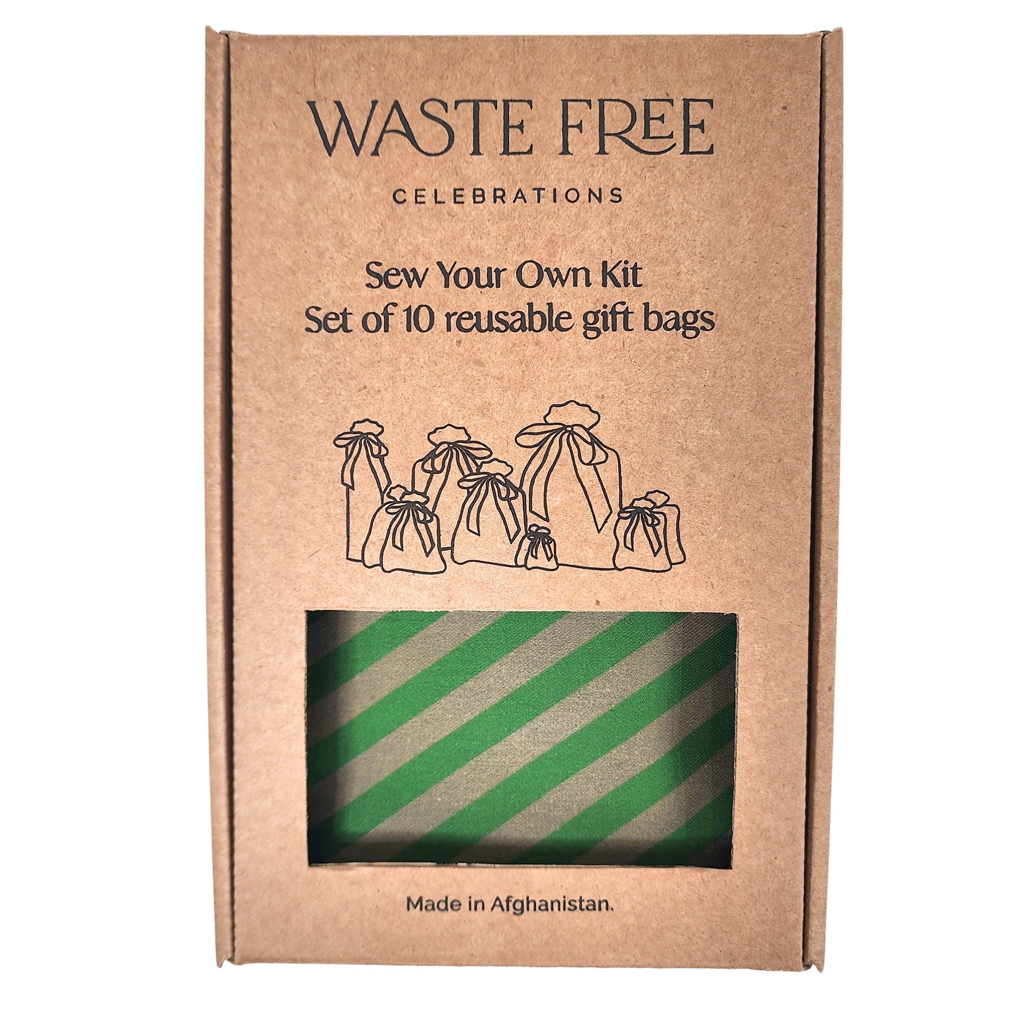 Pooches Stripey (SYO Reusable Gift Bag Set)