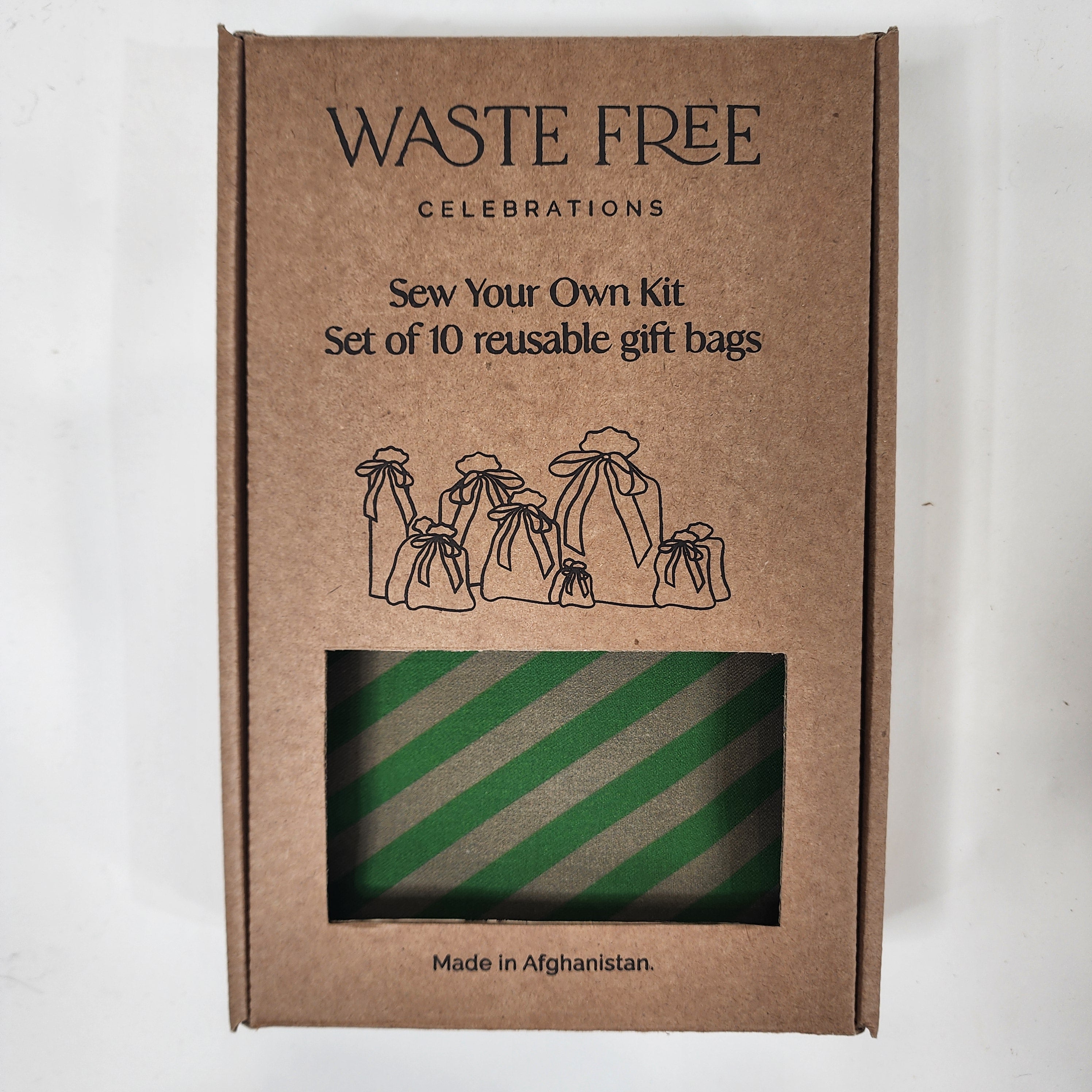 Pooches Stripey (SYO Reusable Gift Bag Set)