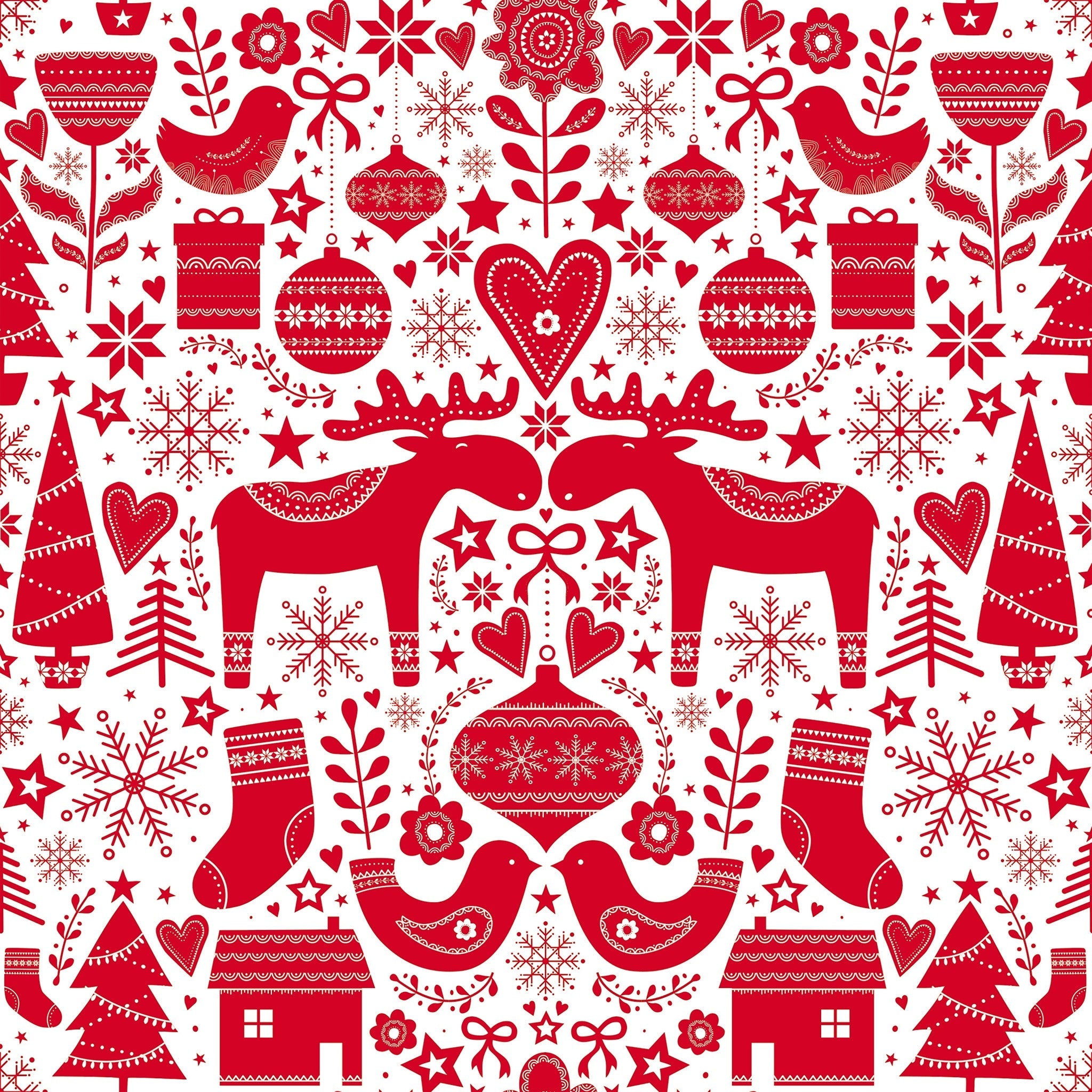 Rensdyr - Furoshiki Gift Wrap