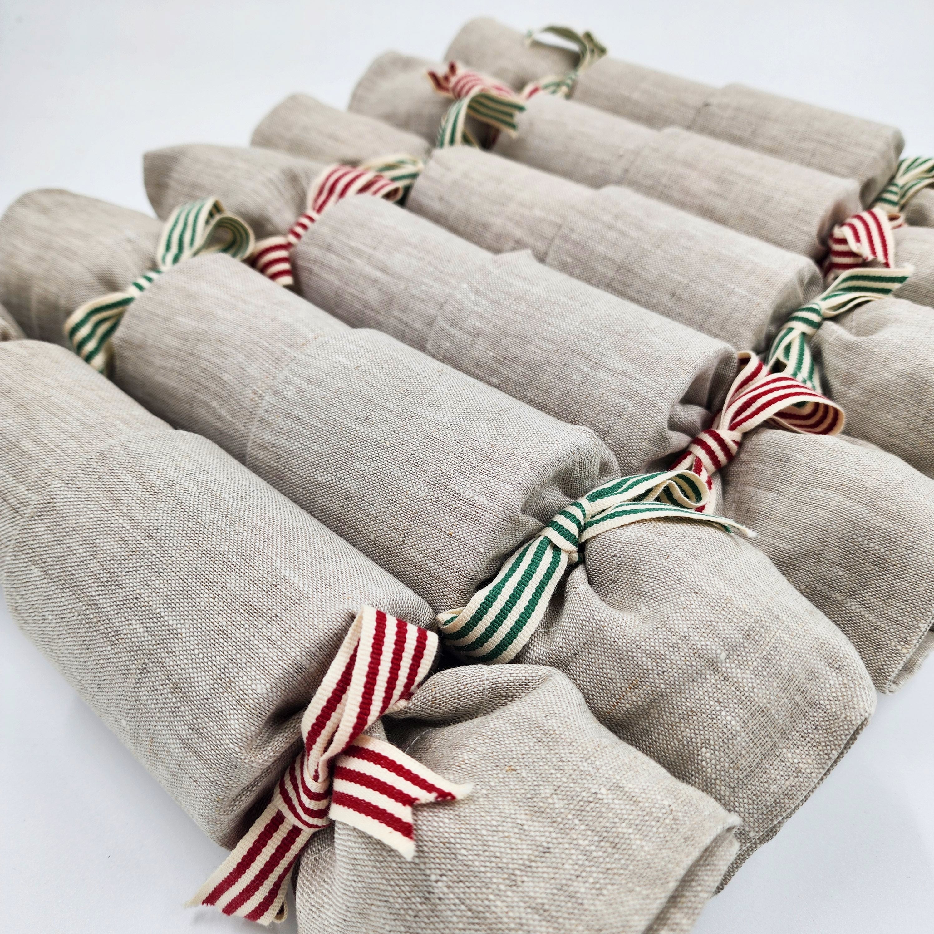 Luxury Linen (6 Reusable Christmas Crackers)