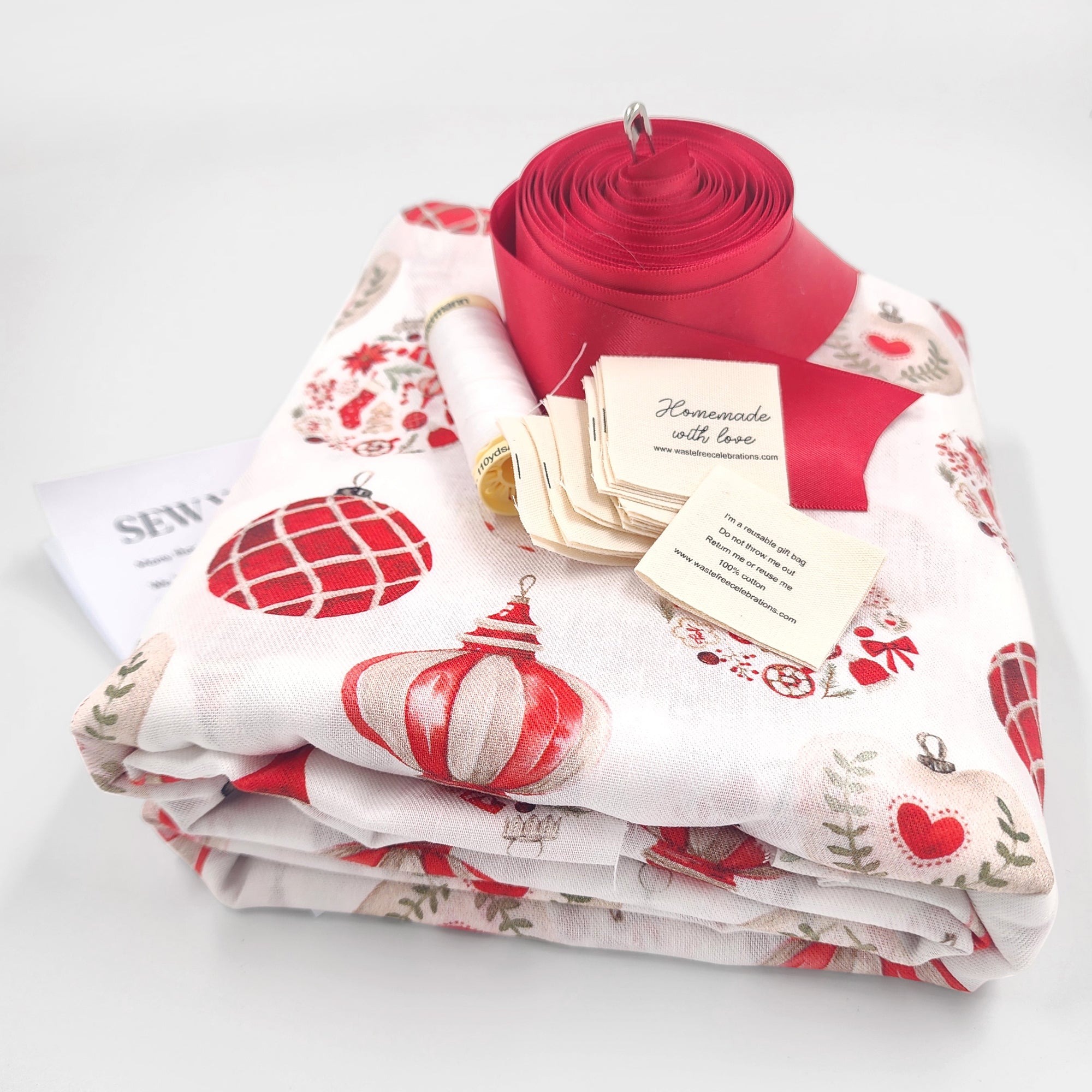 Christmas Baubles (SYO Reusable Gift Bag Set)