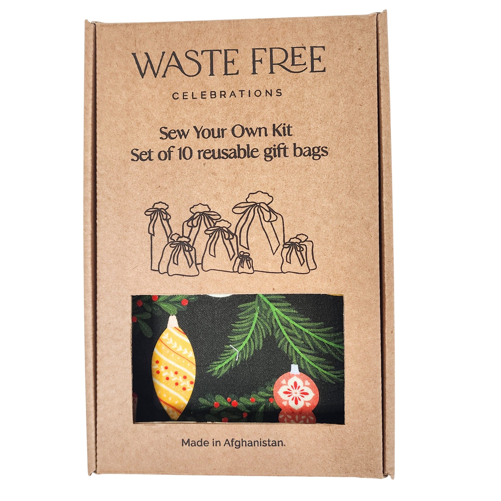 Folk Julepynt (SYO Reusable Gift Bag Set)