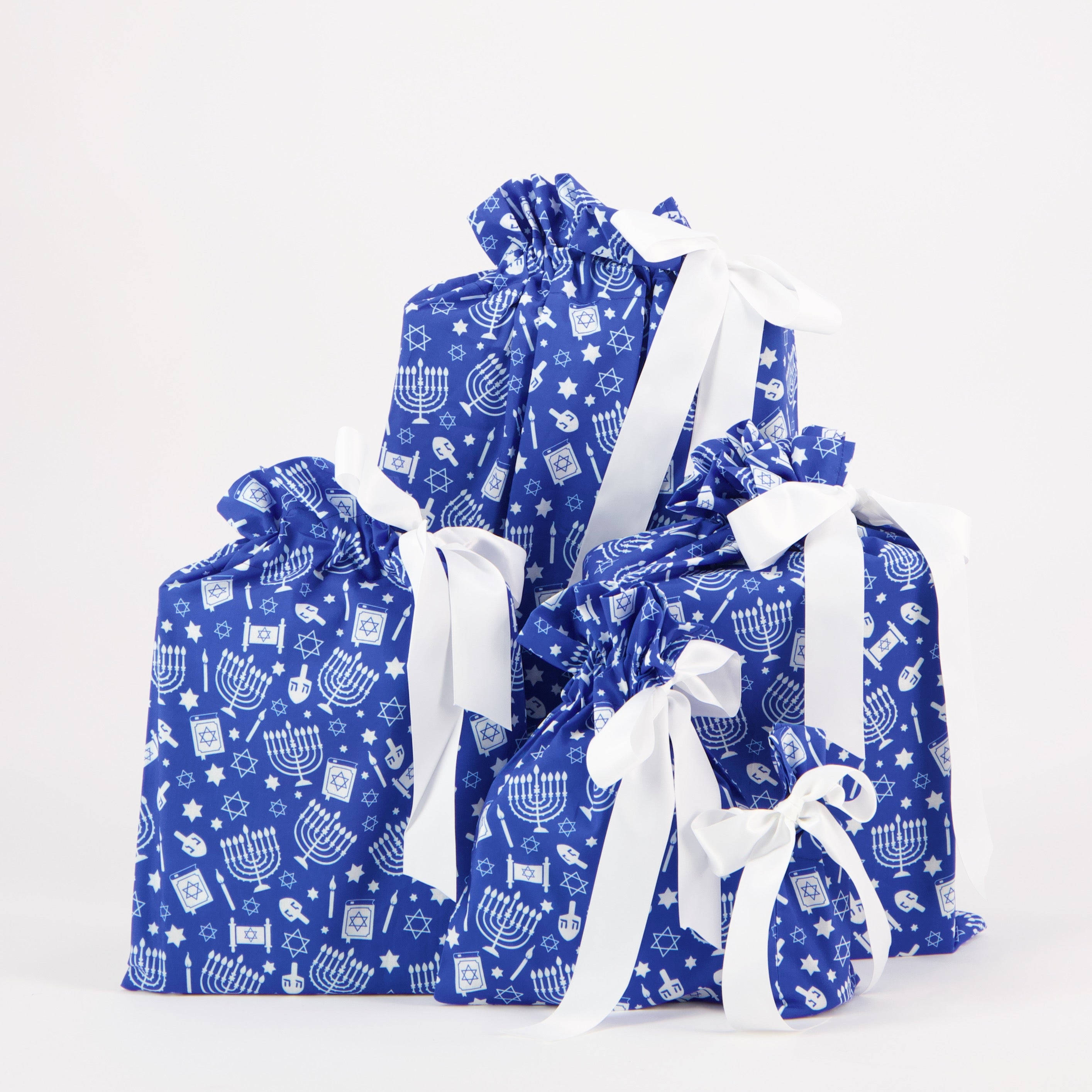 Happy Hanukkah (Reusable Gift Bag Set)