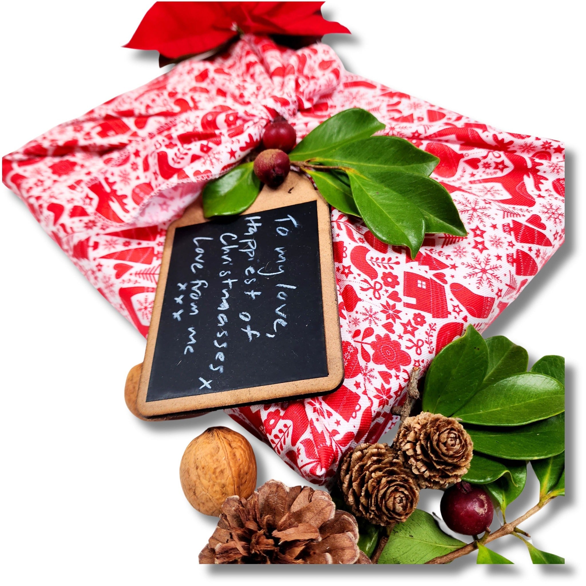 Rensdyr - Furoshiki Gift Wrap