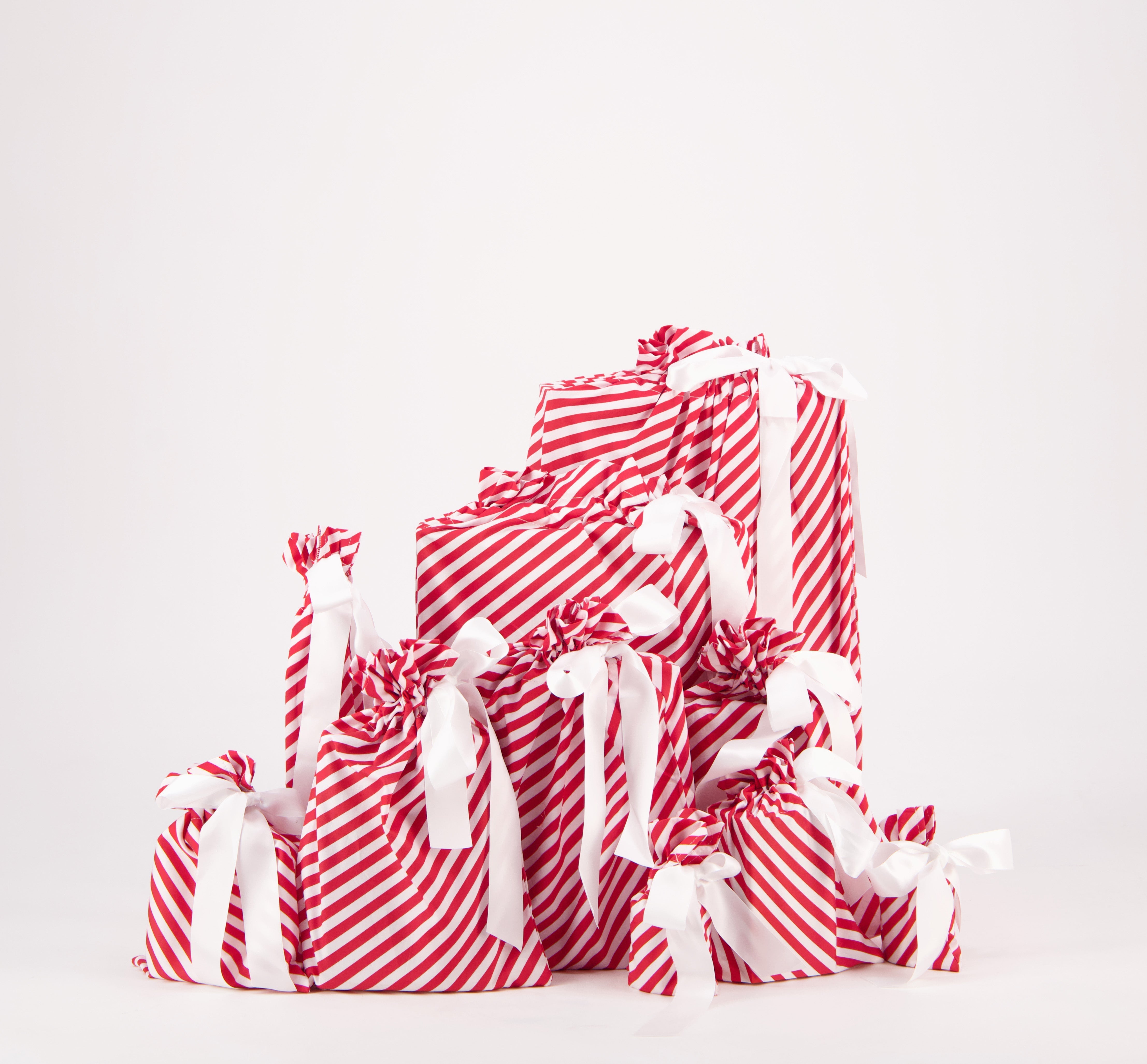 Red stripe (Reusable Gift Bag Set)