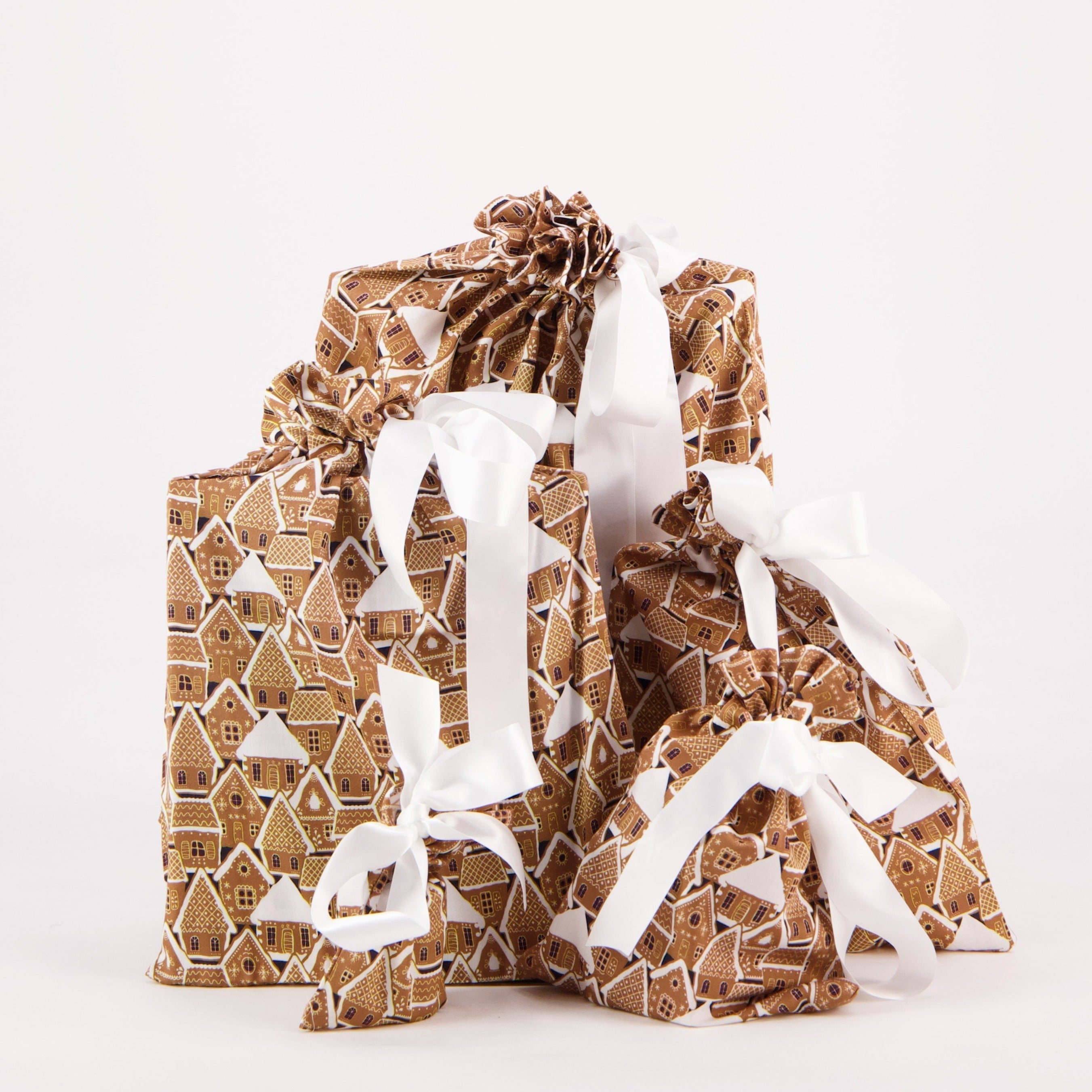 Gingerbread (Reusable Gift Bag Set)