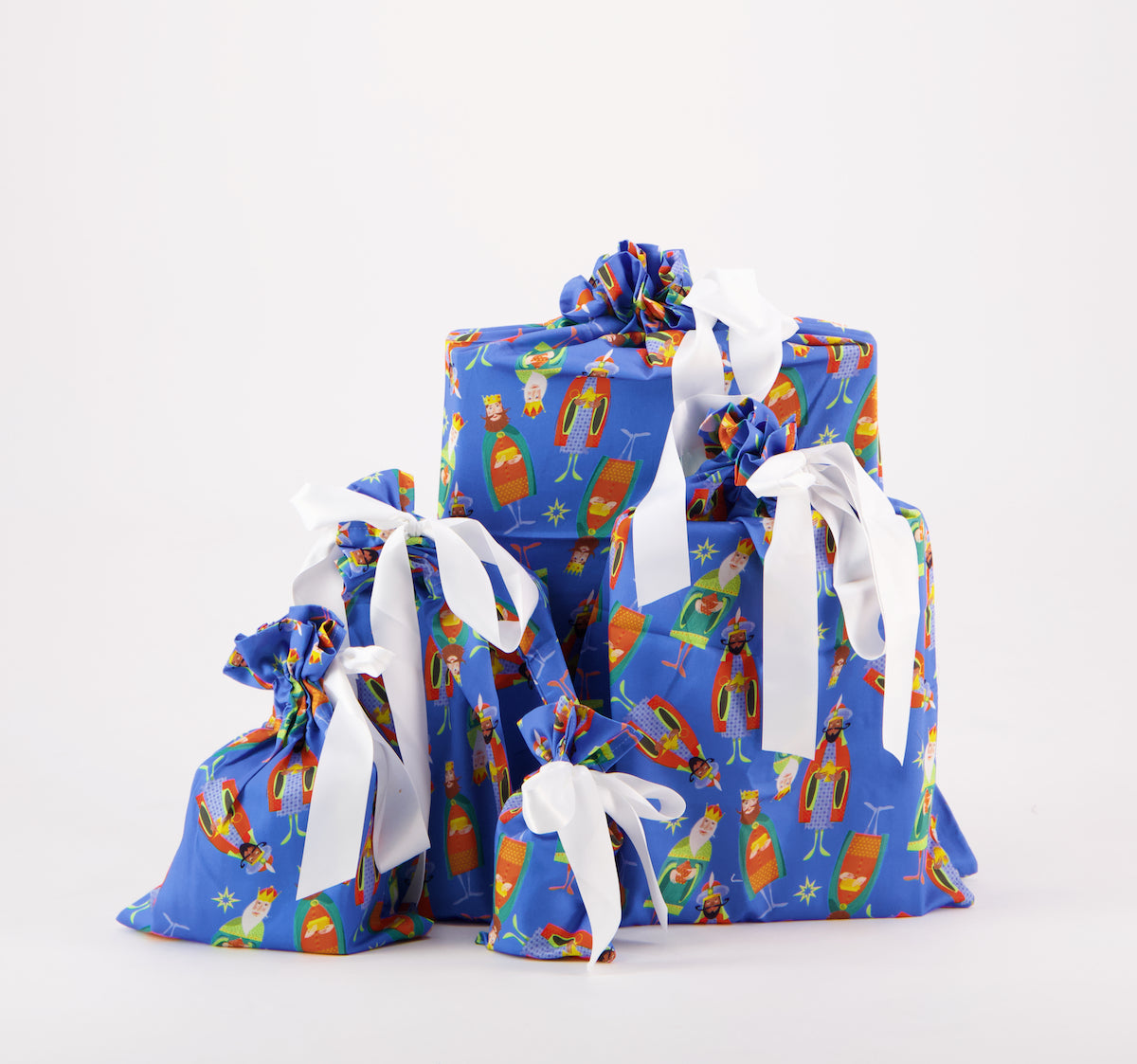 Reyes Magos (Set de bolsas de regalo reutilizables)